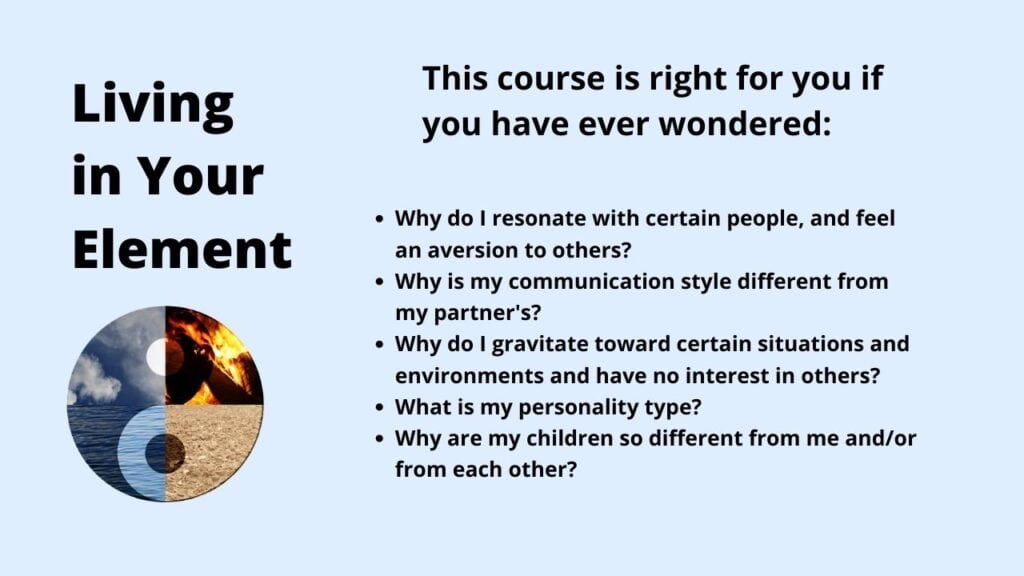 Living in Your Element